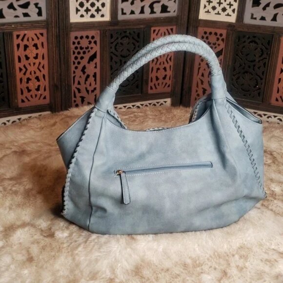 Sondra Roberts Squared Hobo Style Purse - Picture 2 of 9